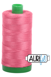 Aurifil Mako 40wt 2-ply Cotton 1000 m 1094 yd. spool - 2440 Peony